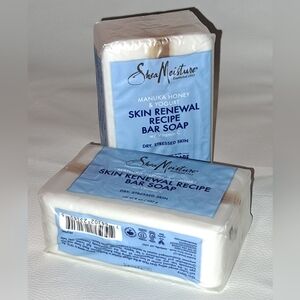 Shea Moisture Manuka Honey and Yogurt Skin Renewal Recipe Bar Soap 8 oz (2 Bars)